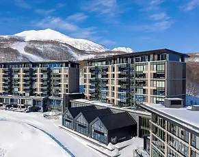 A year-round alpine retreat offering refined suites, mountain-front dining, and onsen indulgence at the base of Hanazono.