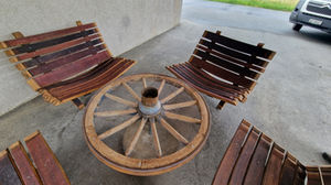 Chaise en barrique 