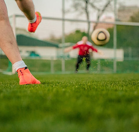 Fußball-Ziel Schuss