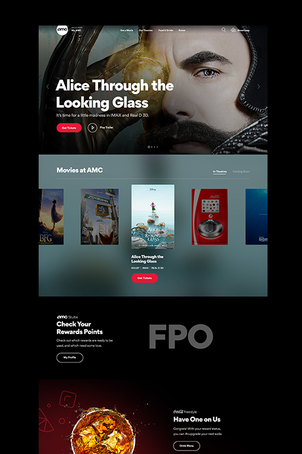alice through the looking glass is shown on the amc website