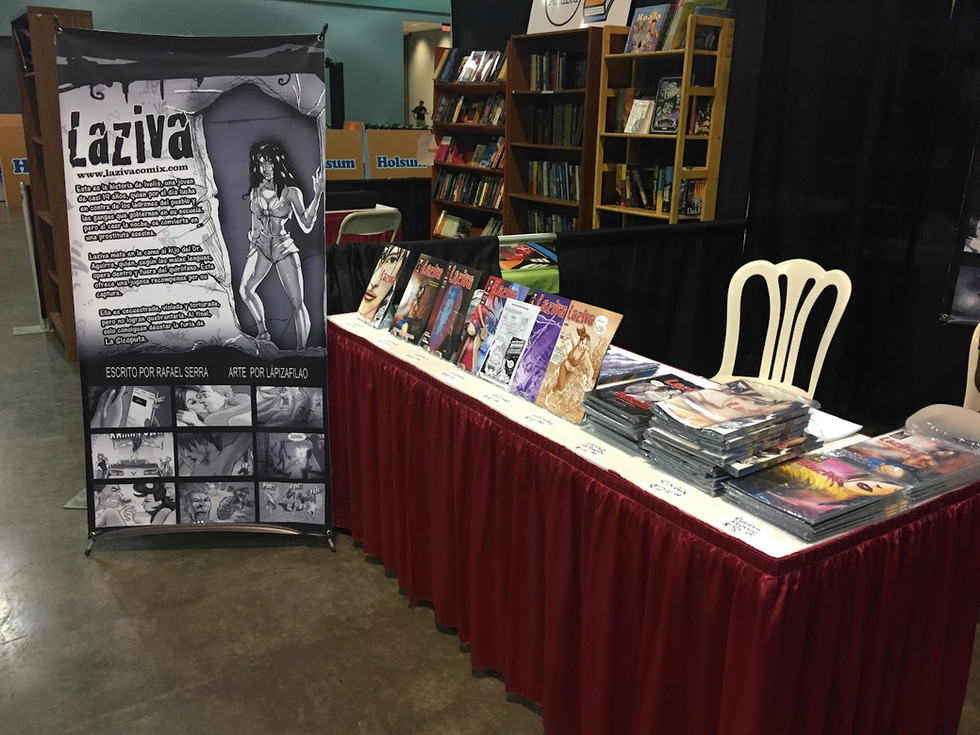 Laziva Comix en PRCC 2017 - Rafael A Serra Colón