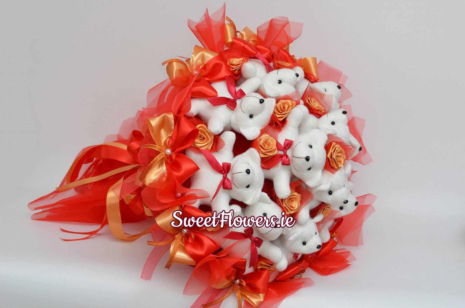 Teddy Bear Red Love Bouquet