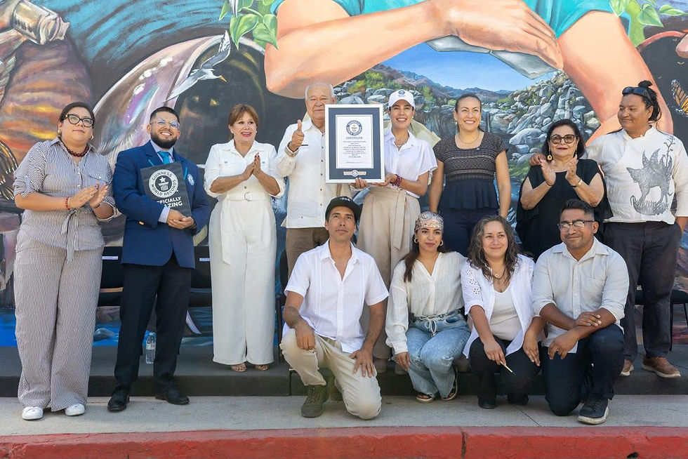 Récord Guinnes mural de futbol más grande del mundo, La Paz< BCS 2026