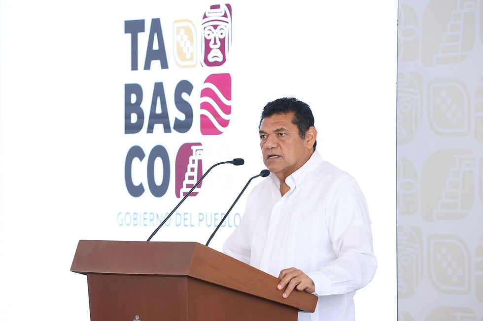 Gobernador Javier May Rodríguez en conferencia de prensa felicita a Olmecas de Tabasco por campeonato de la Zona Sur