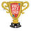 Thumbnail: Helium-inflated World's Best Dad Trophy (Holographic)
