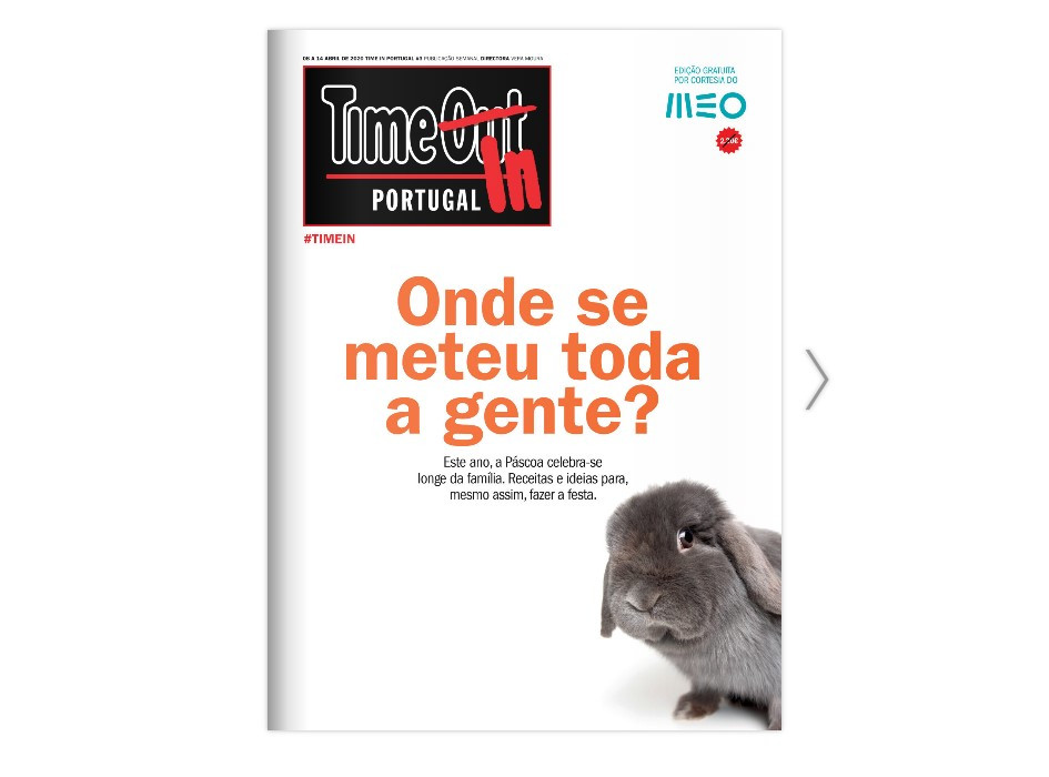 PFP na edição semanal da Time Out de 8 de abril de 2020
