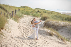 Dancing on the beach