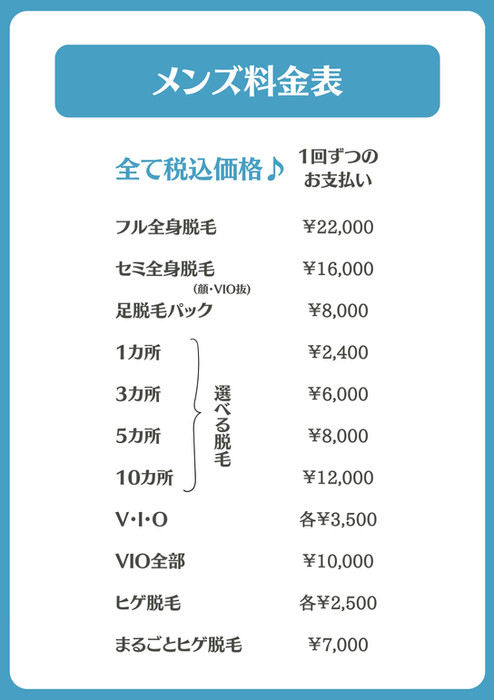 メンズ脱毛