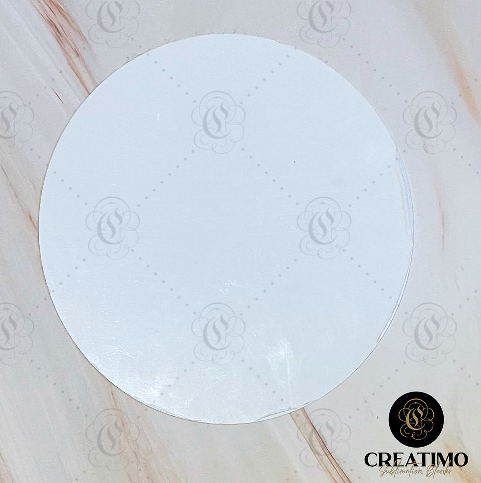 Thumbnail: ROUND METAL SHEETS gloss or glitter