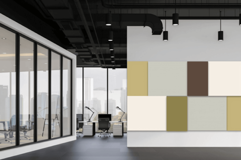 magnetic wall covering color block