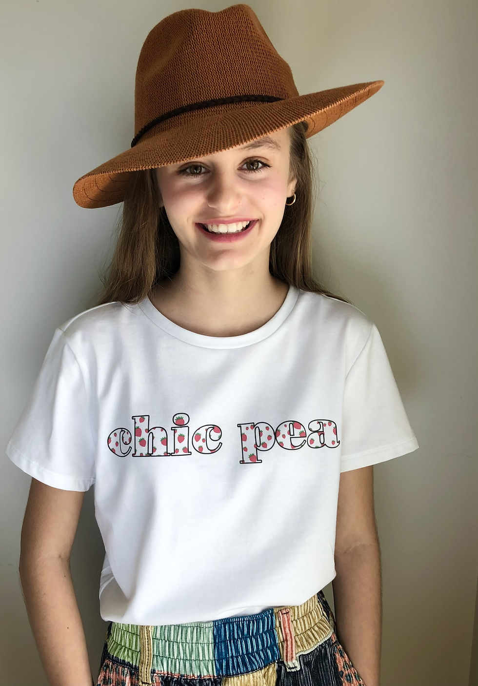 Thumbnail: chic pea strawberry cropped tee