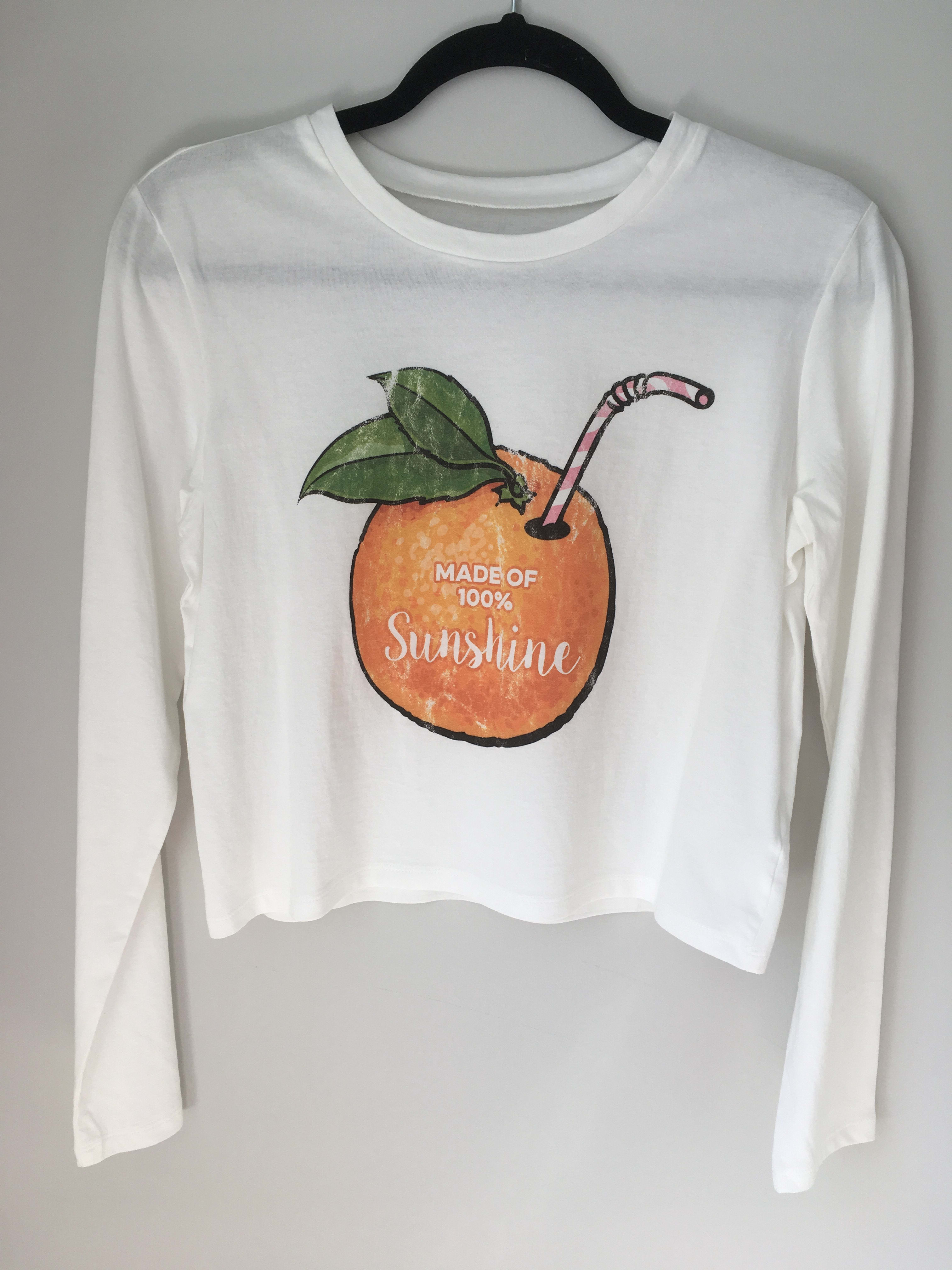 Made of 100% Sunshine tee with vintage distressing.