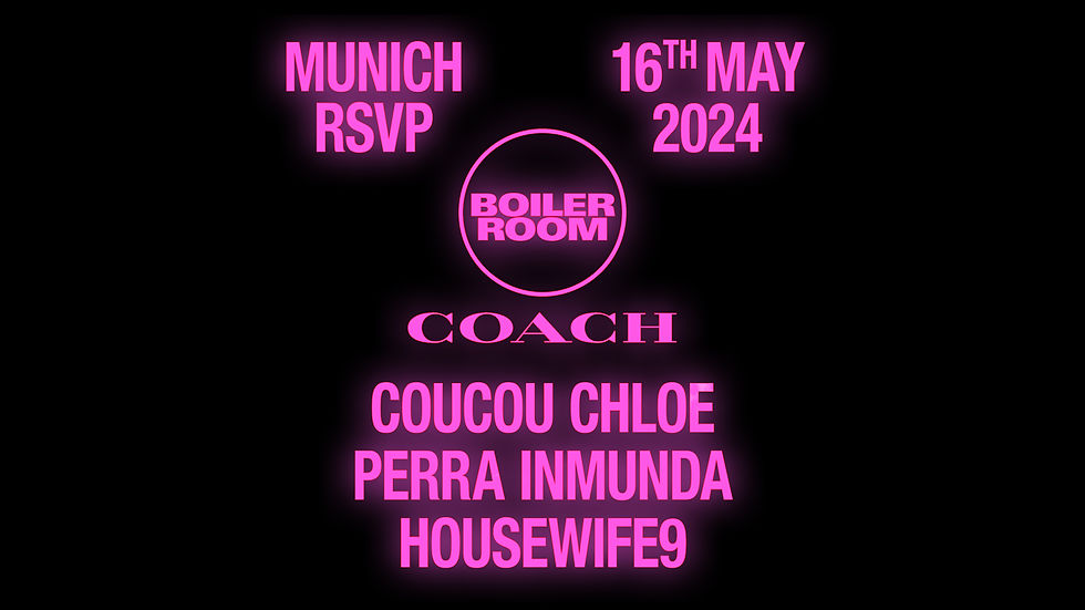 Boiler Room x Coach