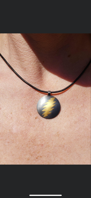 Grateful Dead Keum Boo Pendant