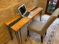 Custom made river computer desk