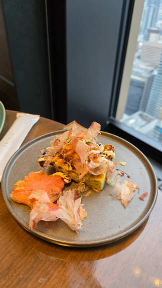 Conrad Osaka Atmos dining a la carte order