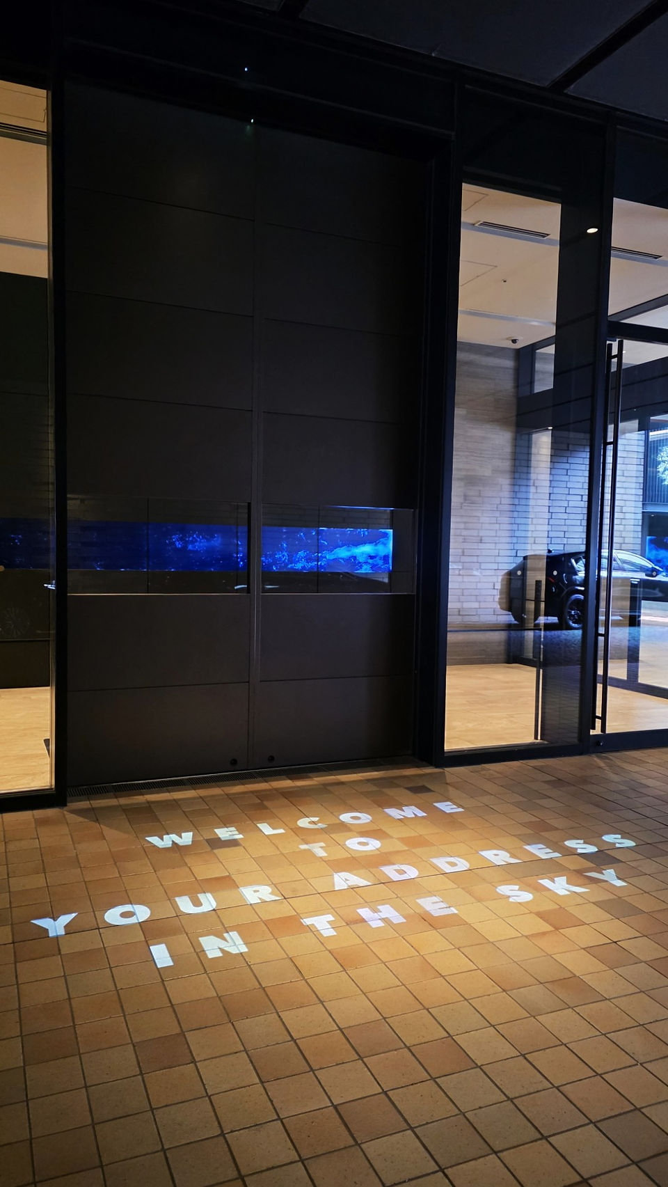 Entrance to Conrad Osaka at Nakanoshima Festival Tower