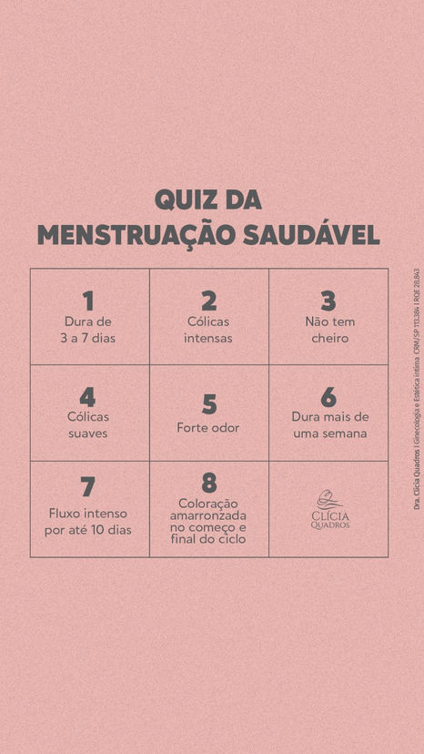 Menstruação Saudável