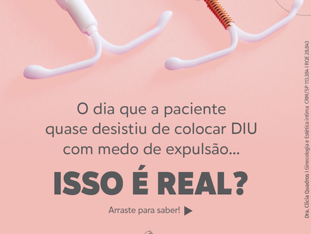 Como ocorre a EXPULSÃO do DIU?