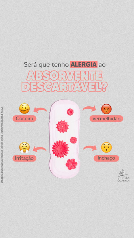 Absorvente DESCARTÁVEL ?!