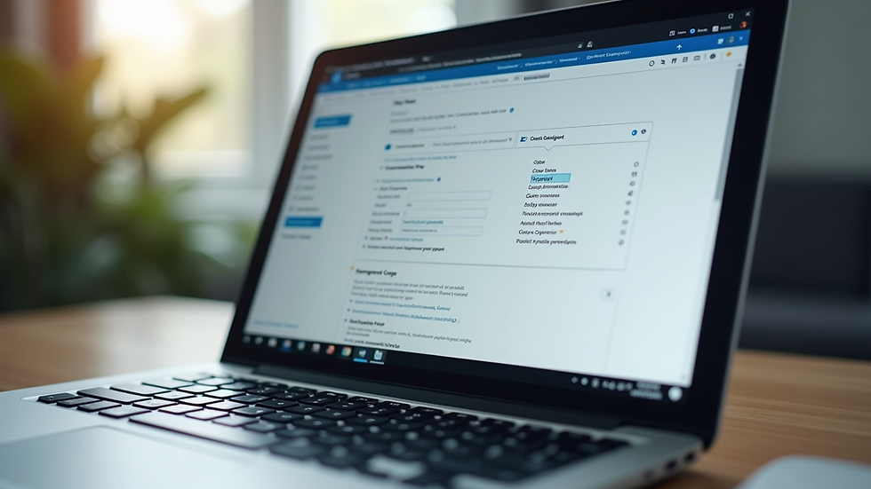 Close-up view of a laptop screen showing Azure portal with user access management settings