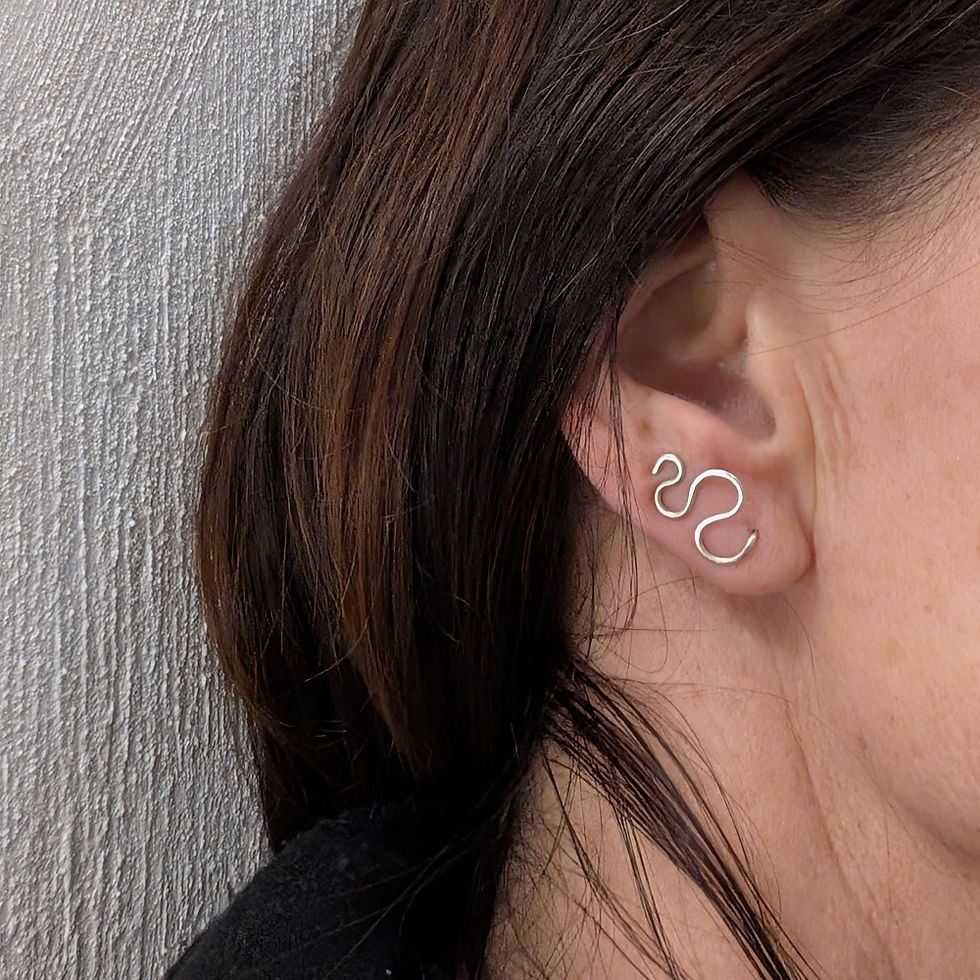 Thumbnail: Flow Ear Climbers – Silver