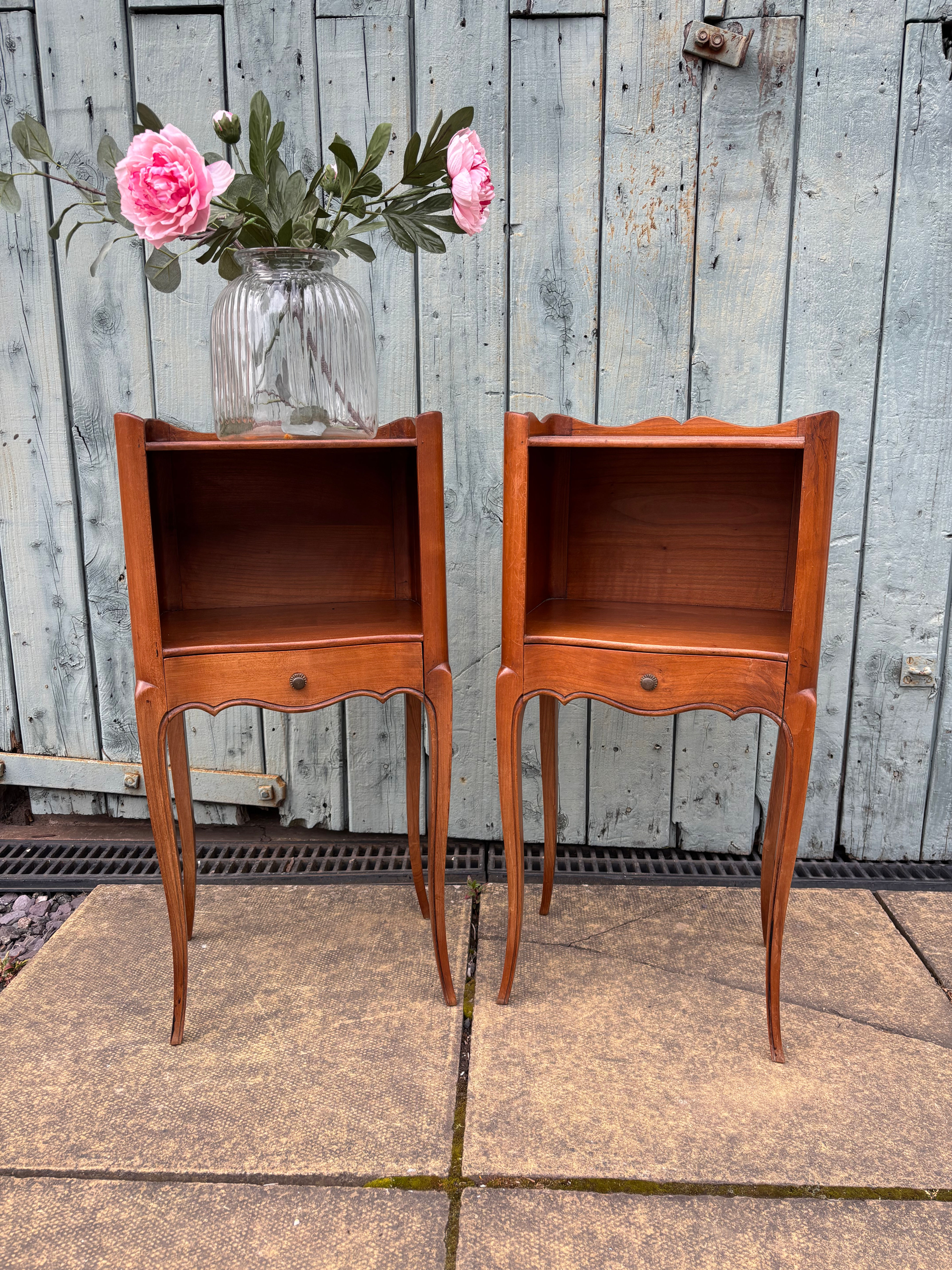 Pair of French Bedside Tables 