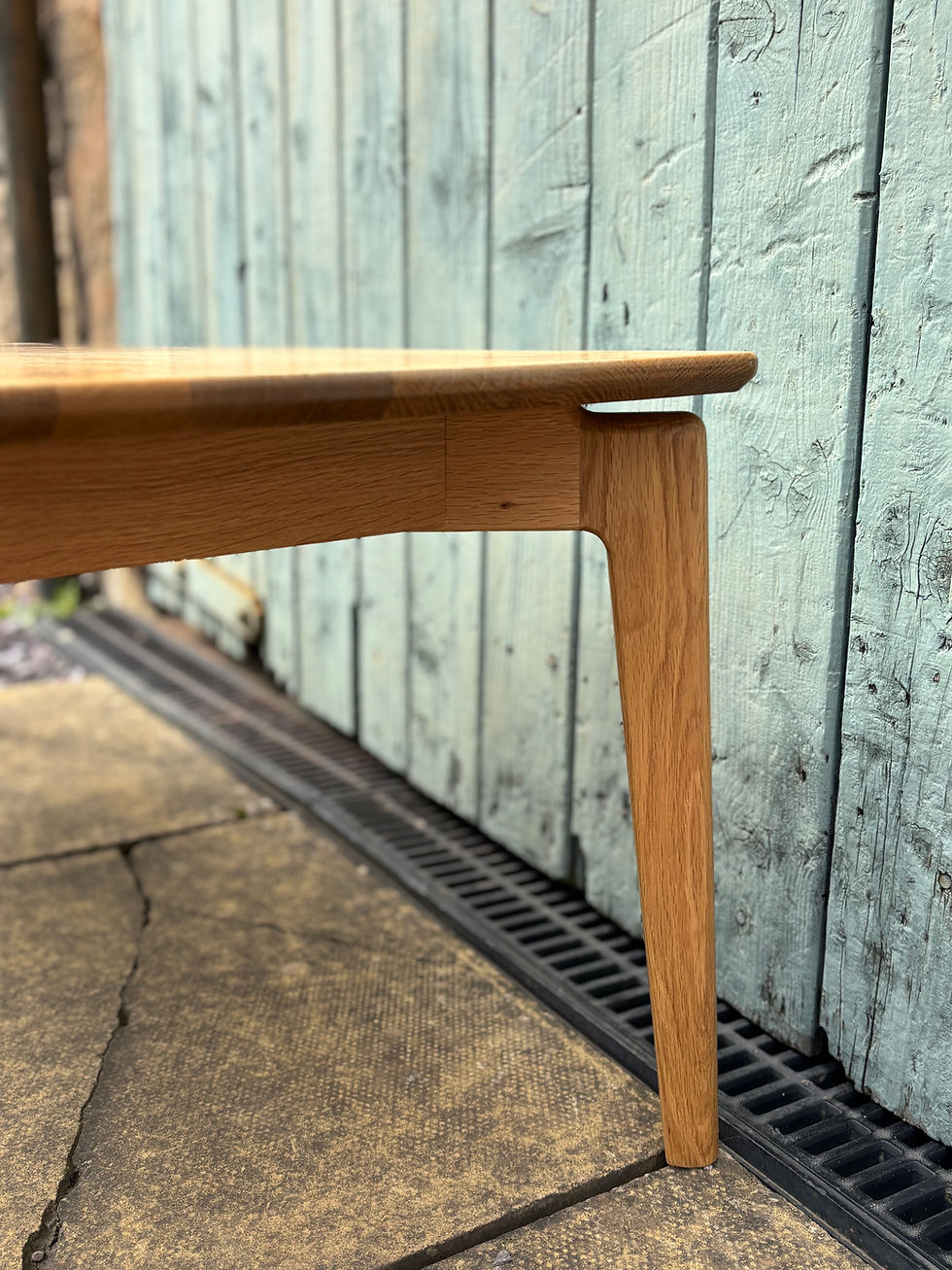 Thumbnail: Solid Oak Scandi Style Coffee Table 