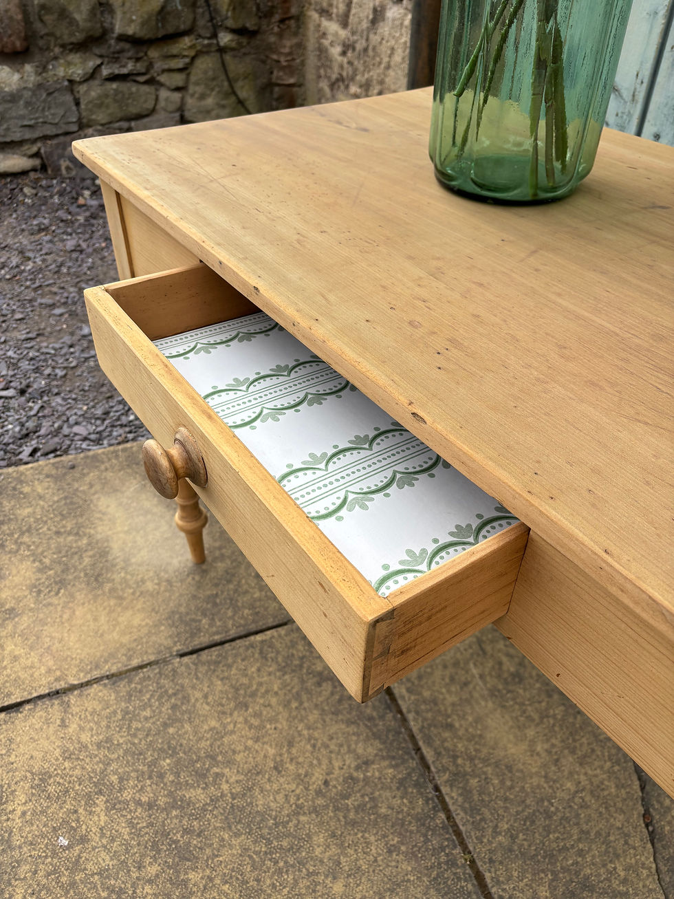 Thumbnail: Pitch Pine Table / Dressing Table / Desk