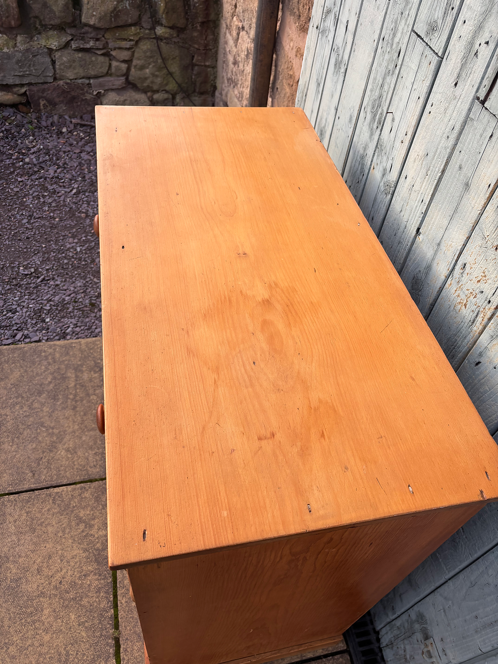 Thumbnail: Pitch Pine Chest of Drawers 