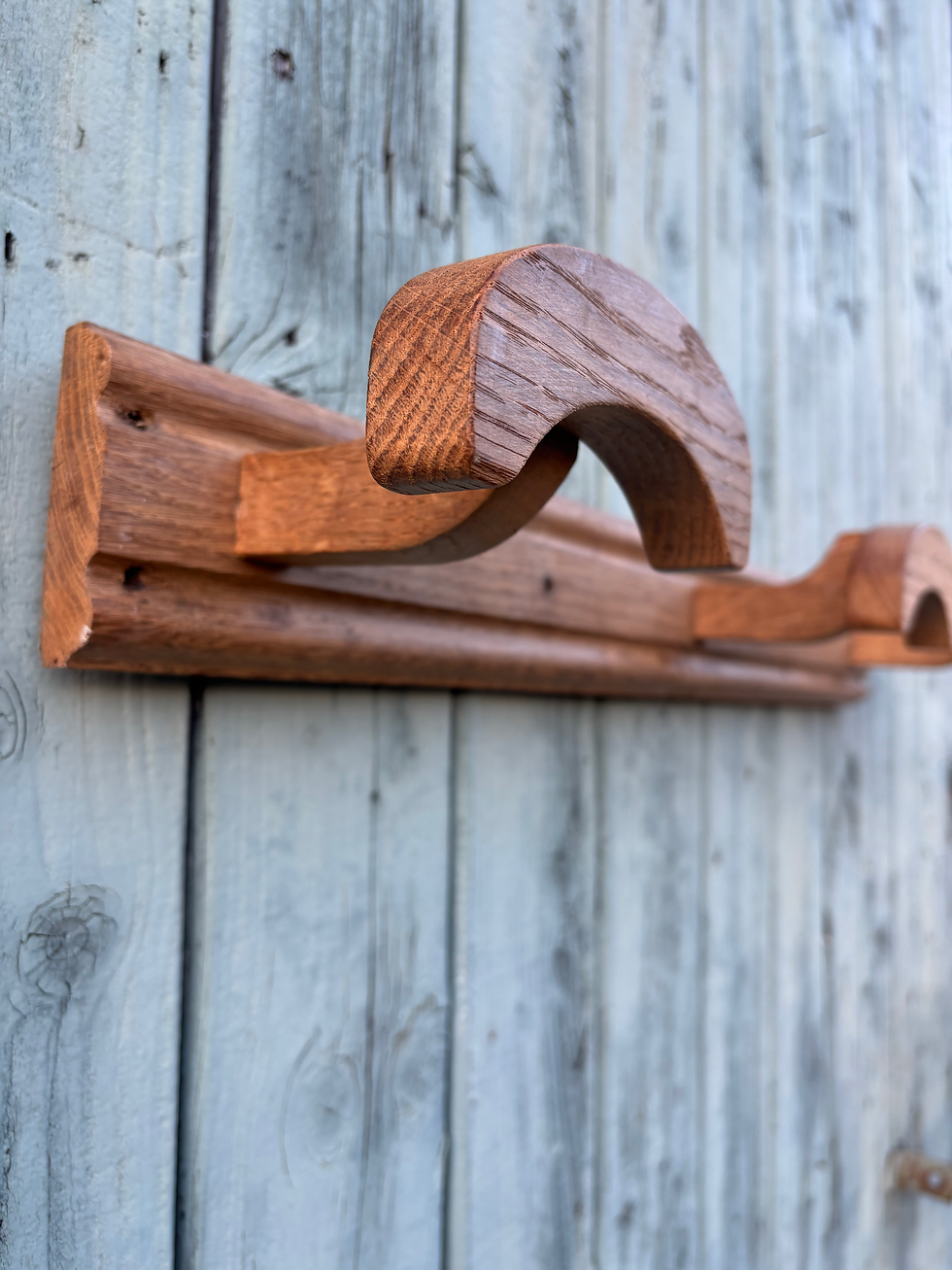 Thumbnail: Set of 3 French Oak Coat Hooks 