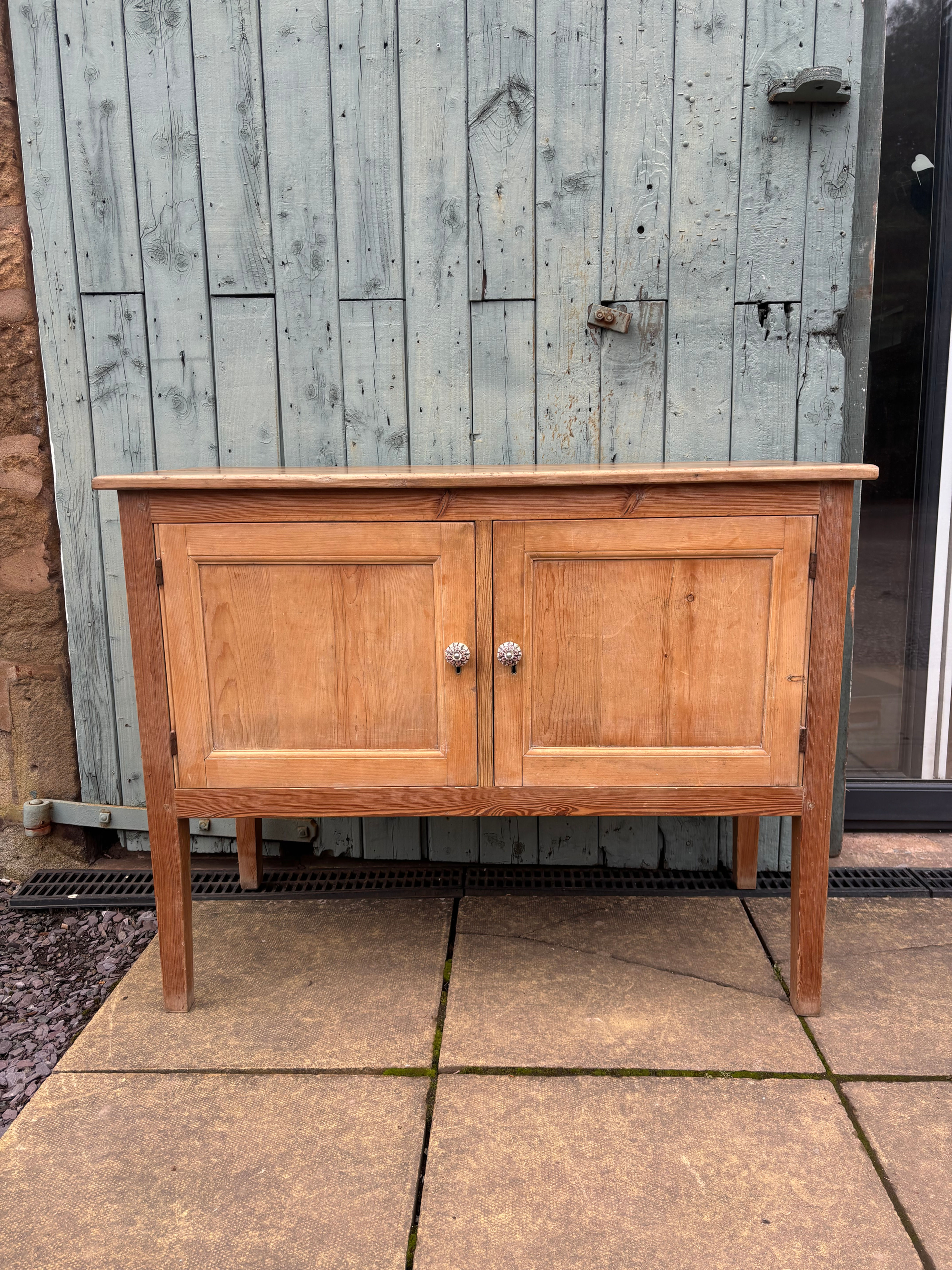 Antique Solid Pine Cupboard 