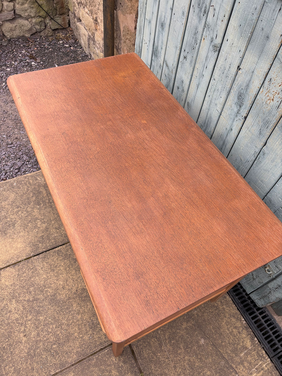 Thumbnail: Mid Century Oak & Beech Desk 