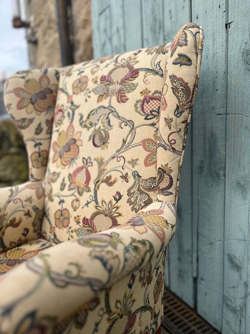 Thumbnail: Small Proportioned Wingback Armchair