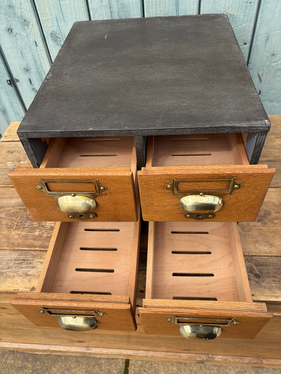Thumbnail: Bank of 4 Filing Drawers 