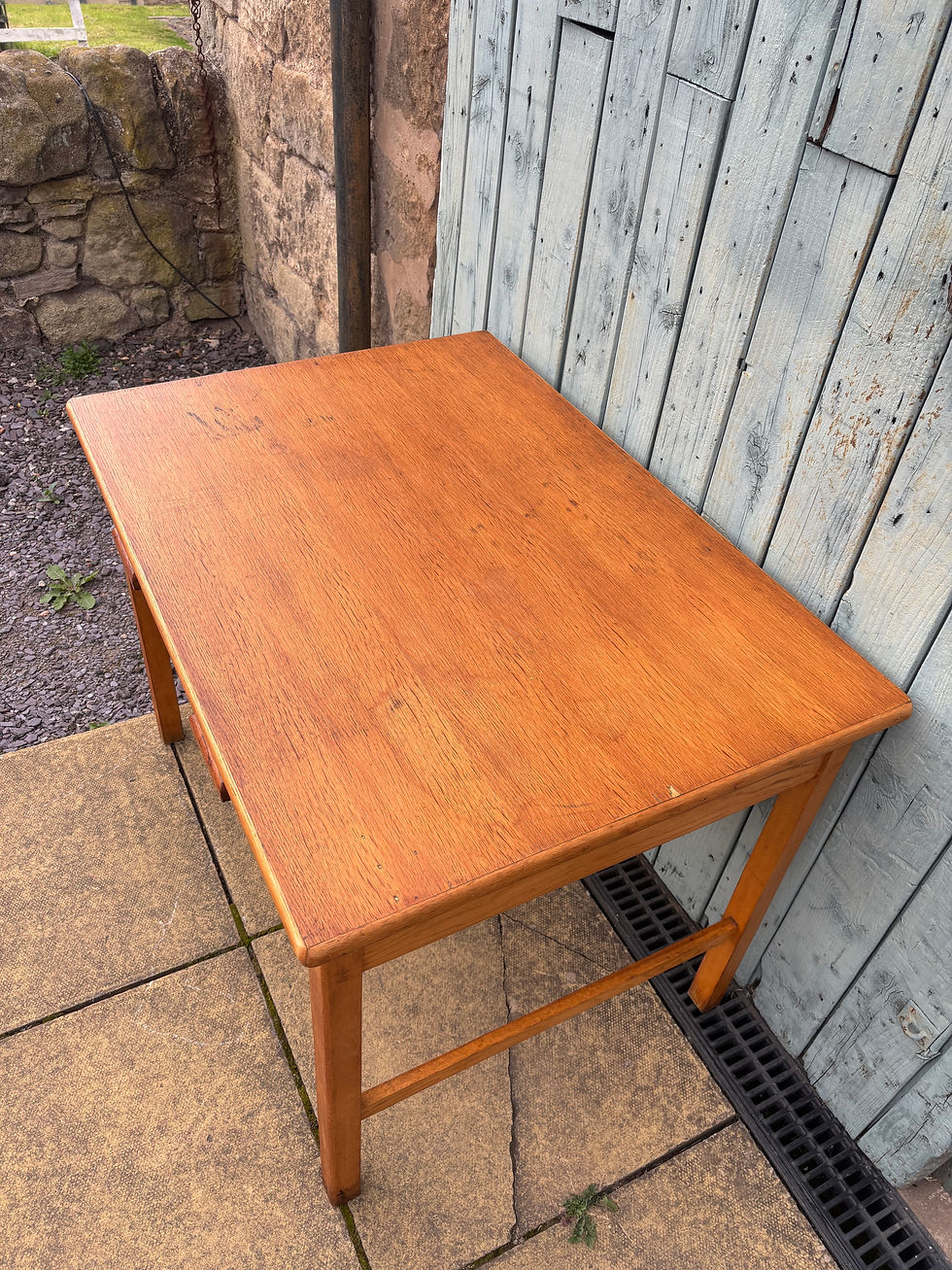 Thumbnail: Mid-Century Oak Teacher's Desk
