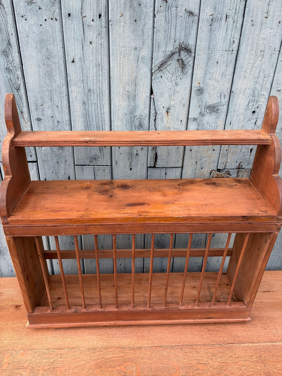 Thumbnail: Pine Farmhouse Plate Rack 