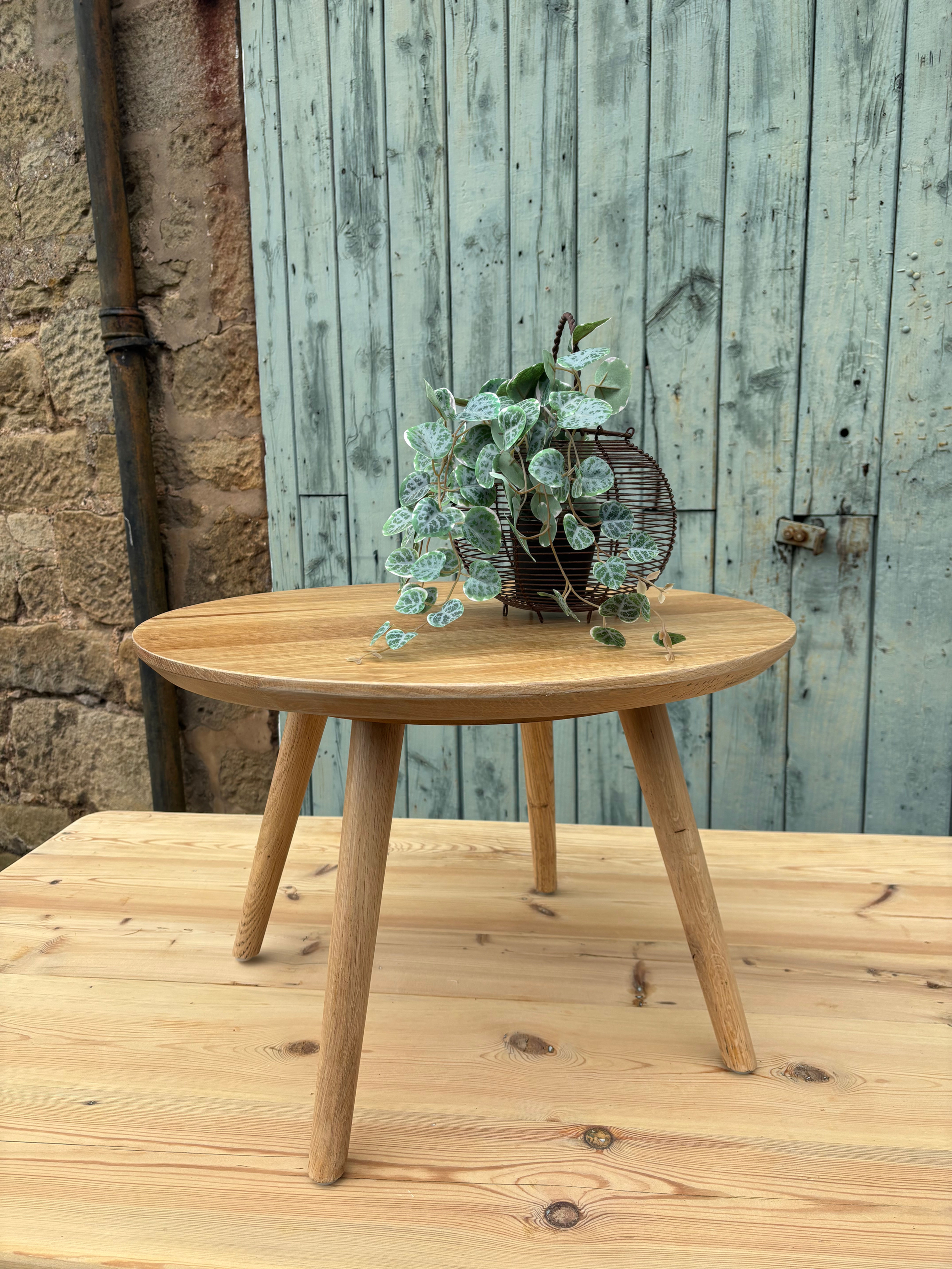 Solid Oak Scandi Style Coffee Table 