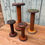Thumbnail: Set of 4 Wooden Mill Bobbins 