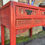 Thumbnail: Chinese Red Lacquered Console Table 