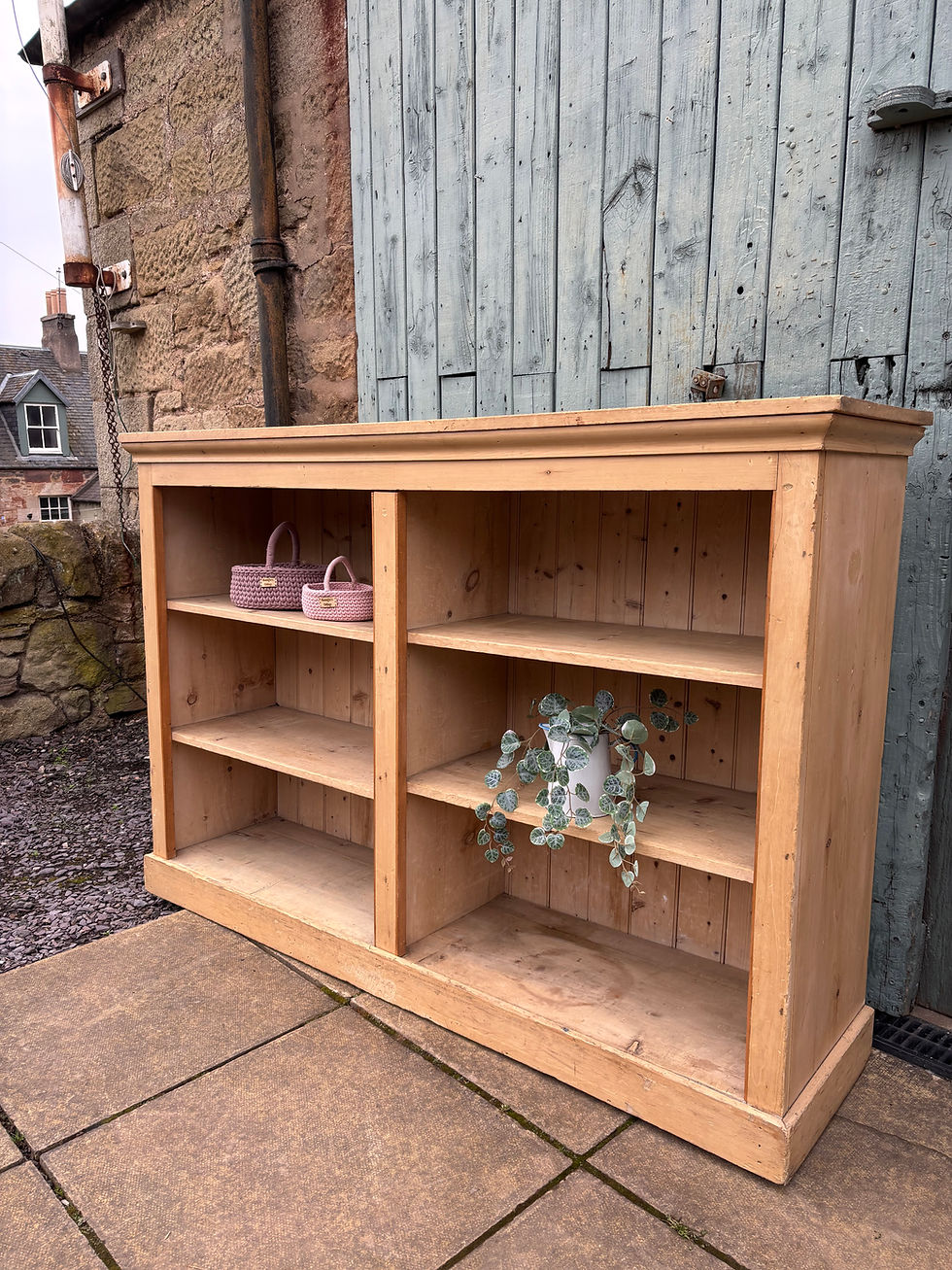 Large Pine Shelving Unit 