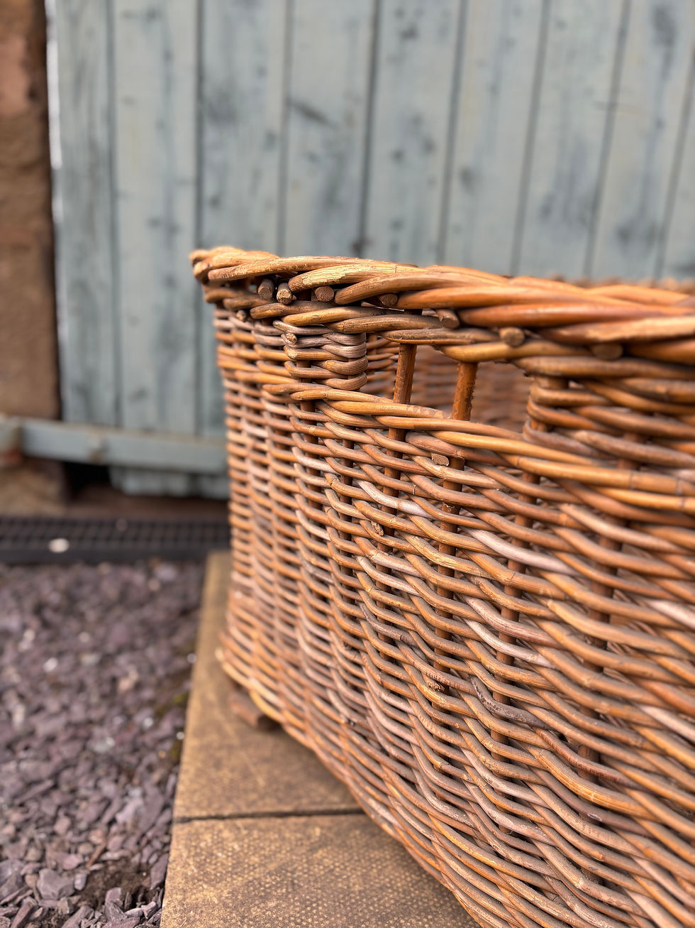 Thumbnail: Extra Large Wicker Laundry Basket