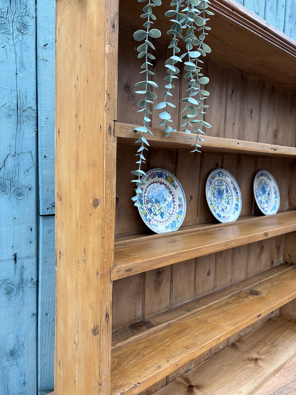 Thumbnail: Pine Wall Mounted Shelves / Plate Rack 