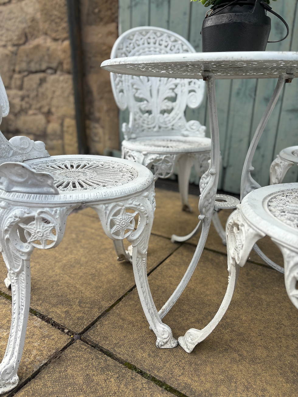 Thumbnail: Metal Garden Dining Set 