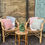 Thumbnail: Vintage Bamboo Garden Furniture Set 