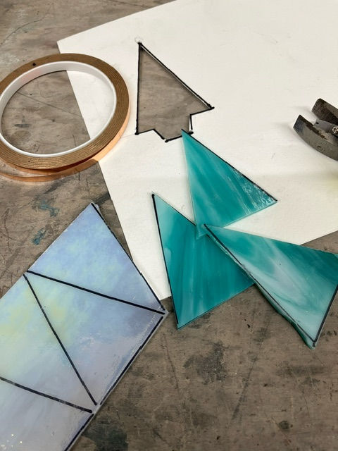 Thumbnail: Stained Glass Christmas Tree Decoration (Sunday 15th December 2 - 4pm)