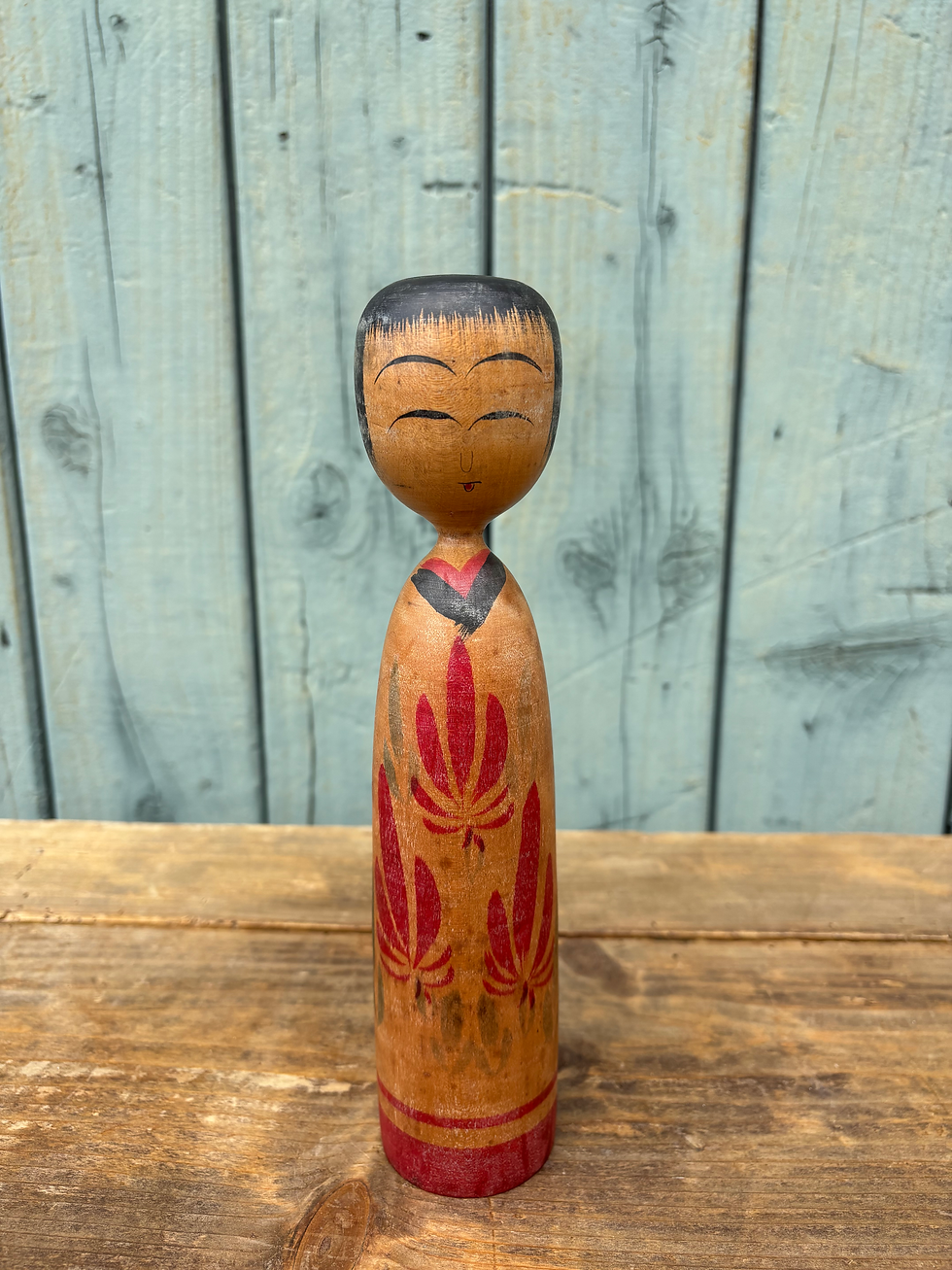 Small Japanese Kokeshi Doll 1