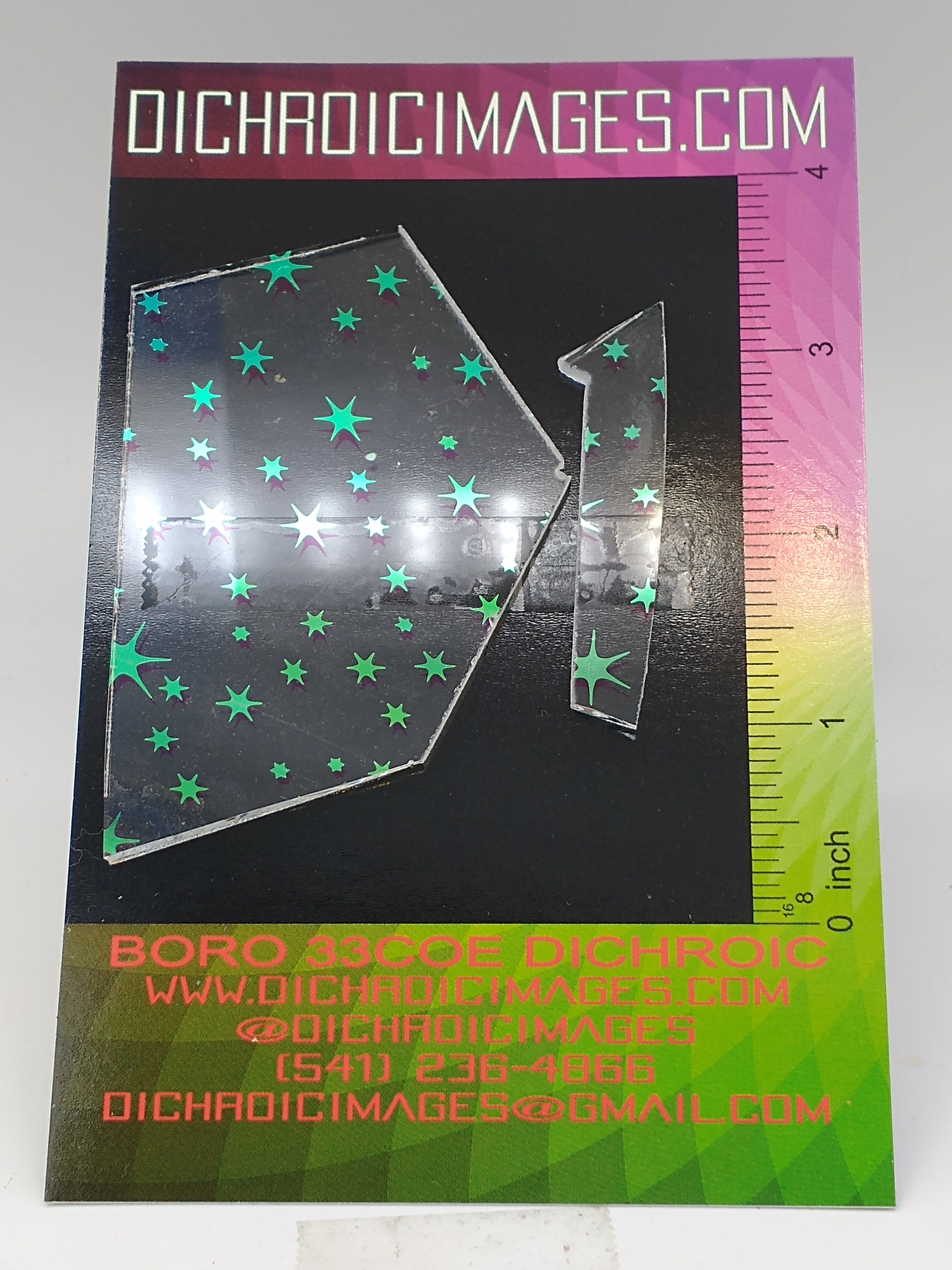 Dichroic Pattern Pieces 1oz M29