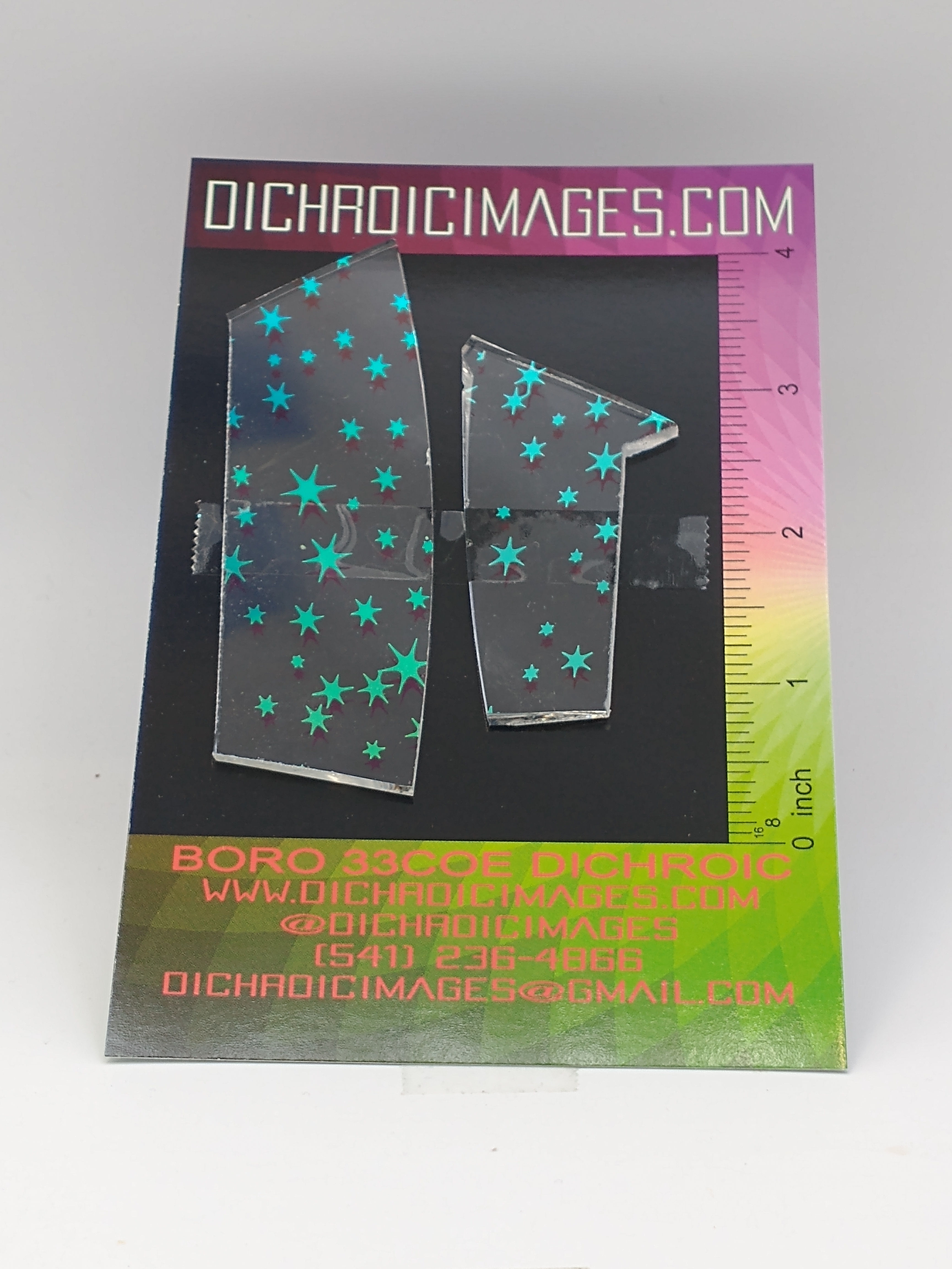 Dichroic Pattern Pieces 1oz M59