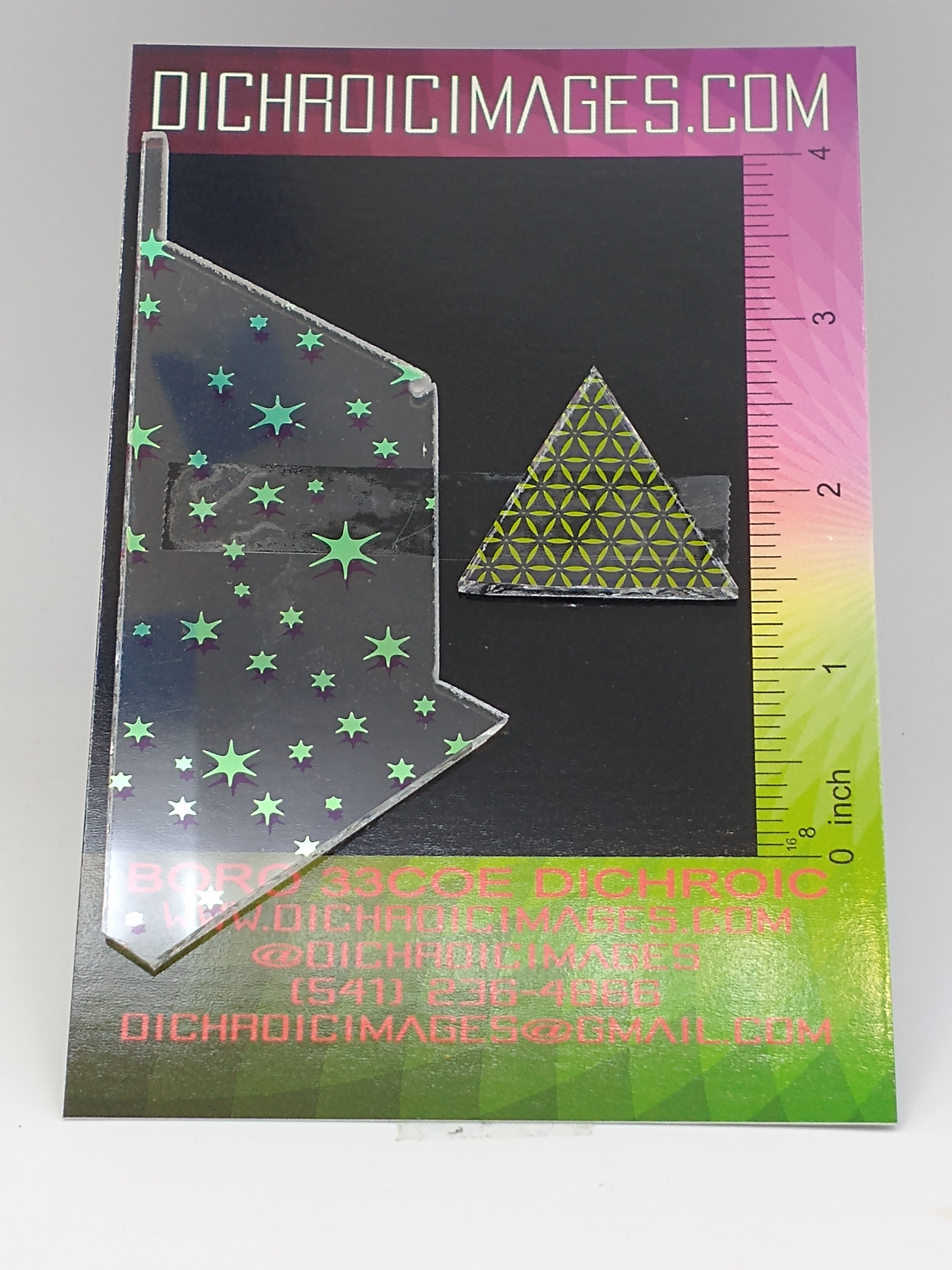 Dichroic Pattern Pieces 1oz M94